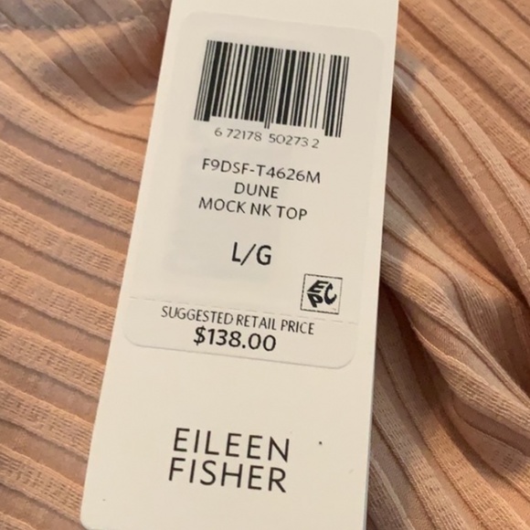 Eileen fisher mock next tank in dune. NWT - Picture 4 of 4